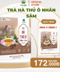 Trà Hà Thủ Ô Túi Lọc Giúp Mọc Tóc Nhanh, Giảm Gãy Rụng - Trà Hà Thủ Ô Nhân Sâm Thanh Nhiệt Mát Gan