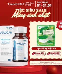 Viên uống Imuglucan hỗ trợ nâng cao hệ miễn dịch tự nhiên (30 viên)