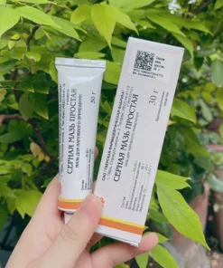 Kem lưu huỳnh Cephar chấm mụn Nga - Mỡ lưu huỳnh Nga loại bỏ mụn