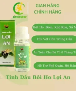 Alternative view of Tinh dầu Lợi An bôi ho - Giảm long đờm khò khè,sổ mũi cho trẻ