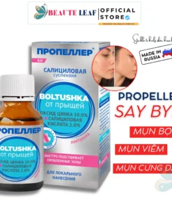 Serum chấm mụn Propeller - Dung dịch kẽm ZinCPA giúp gom cồi mụn, mau lành da