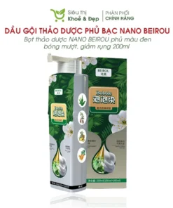 Alternative view of Dầu gội phủ bạc nano BEIROU 200ml - Dầu gội phủ bạc, phủ đen mái tóc, thành phần tự nhiên không hư tổn bền màu