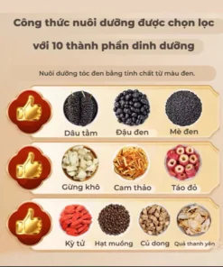 Alternative view of Trà đen tóc Hắc Mộc - Trà Hắc Mộc Tân Cương làm đen tóc tự nhiên, chống lão hóa kích thích mọc tóc giảm rụng bịch 30 gói