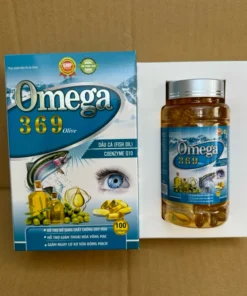 Viên sáng mắt OMEGA 3 6 9 Olive Q10 tinh dầu óc chó Hộp 100 viên giúp bổ mắt bổ tim mạch