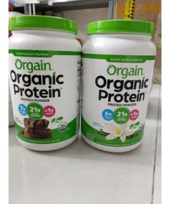 Hàng chuẩn Mỹ - Bột orgain Organic Protein 920g 6 soccola1