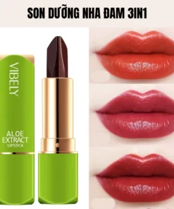 Son dưỡng môi VIBELY 3in1, dưỡng ẩm, lâu trôi, khử thâm môi, son dưỡng môi 3 trong 1