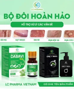Combo DDVS Nam Giới ONLY MAN và Chấm TCA DABAVI- Hỗ trợ các vấn đề hạt ngọc, sùi MG, mụn cóc, gai SD...[CÓ CHE TÊN]