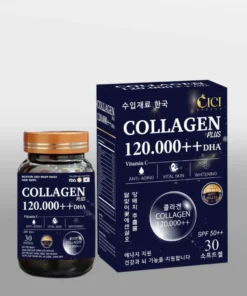 Alternative view of Viên Uống Trắng Da Collagen Plus 120.000 DHA trẻ hoá da trắng da chống lão hoá giảm nếp nhăn mờ nám tàn nhang