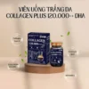 Viên Uống Trắng Da Collagen Plus 120.000 DHA trẻ hoá da trắng da chống lão hoá giảm nếp nhăn mờ nám tàn nhang