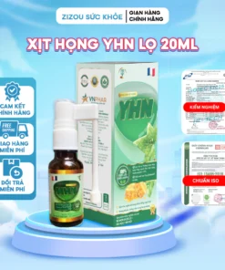 [Chính Hãng] Dung dịch Xịt Họng YHN giảm ho ngứa rát họng khản tiếng. Nghiên cứu bởi BM Dược Lý - ĐH Y Hà Nội