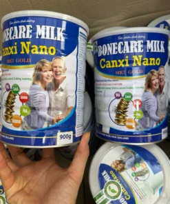 Hộp 900g Sữa xương khớp BONECARE MILK CANXI NANO MK7 Gold tăng cường dẻo dai cho xương khớp giảm đau nhức xương