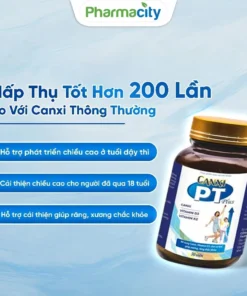Alternative view of Viên Uống Canxi Tăng Chiều Cao Canxi PT PLus bổ sung Canxi chắc khỏe xương giúp tăng chiều cao