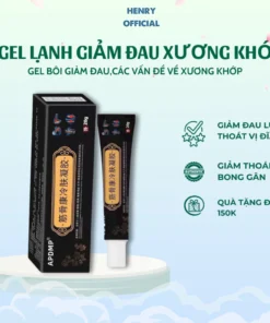 Gel giảm đau thắt lưng, thoát vị đĩa đệm, giảm đau xương khớp, thoái hoá, bong gân - Hộp 20g 11 gellanh2