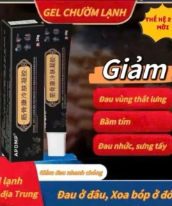 Gel giảm đau thắt lưng, thoát vị đĩa đệm, giảm đau xương khớp, thoái hoá, bong gân - Hộp 20g 16 gellnah8