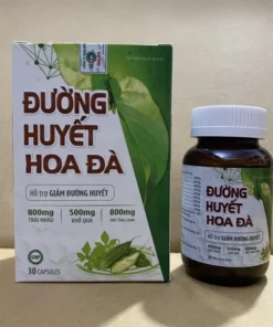 Alternative view of Viên uống thảo dược ĐƯỜNG HUYẾT HOA ĐÀ - Hỗ trợ hạ đường huyết,ổn định đường huyết - giảm biến chứng tiểu đường