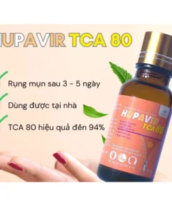 Dung dịch HUPAVIR TCA 80%, 50% chấm mụn sùi HPV, mụn cơm, mụn 10ml 11 huvit4