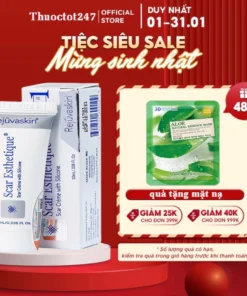 Kem Rejuvaskin 10ml Xóa Sạch Sẹo Thâm, lấp đầy Sẹo Rỗ, Sẹo Lõm Scar Esthetique 10ml của Rejuvaskin