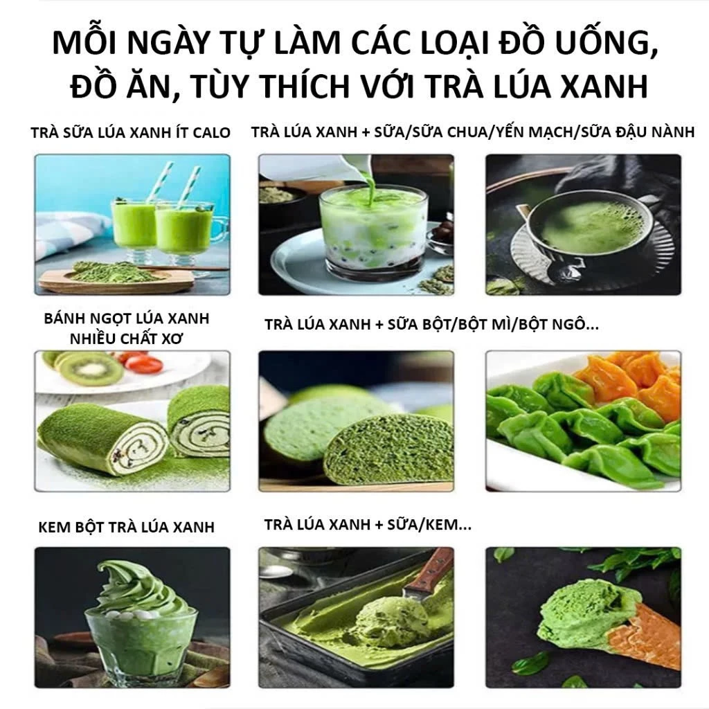 Trà Giảm Cân Lúa Xanh Nhật Bản Dr.Sumi - Thải độc giảm cân - Điều hòa giấc ngủ - hộp 10 gói 21