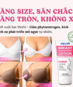 KEM NỞ NGỰC Cho Vòng Một Đầy Đặn Tức Thì, Chống Chảy Xệ, Trắng Hồng Da, 100% Thiên Nhiên