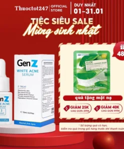 Serum Giảm Mụn Oriskin GenZ White Acne Serum 15ml-30ml