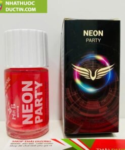 Tinh Dầu Popper PWD Neon Party Đỏ – Siêu Kích Thích, Chính Hãng 40ml Cho Cặp Đôi