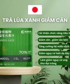 Trà Giảm Cân Lúa Xanh Nhật Bản , Thải độc giảm cân,Tốt Tiêu Hóa , Điều Hòa Giấc Ngủ Hộp 10 Gói