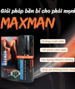 Xịt Maxman Chính Hãng - Giải Pháp Cho Nam Giới