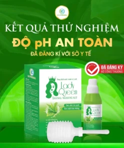 Muối vệ sinh phụ nữ LADY QUEEN 100ml Kèm 1 bình rửa, Giúp làm sạch nhẹ nhàng, đấy lùi tình trạng ngứa ngáy khó chịu 11 muoi1 1
