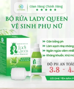 Muối vệ sinh phụ nữ LADY QUEEN 100ml Kèm 1 bình rửa, Giúp làm sạch nhẹ nhàng, đấy lùi tình trạng ngứa ngáy khó chịu 15 muoi5