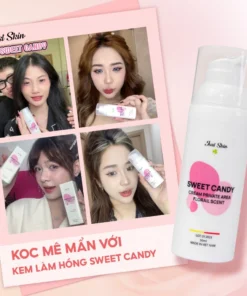Kem Hồng Nhũ Hoa Sweet Candy Just Skin Làm Hồng Vùng Kín, Trẻ Hoá Giảm Thâm Bikini Hương Thơm Mát 10 nhhoa6