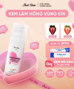 Kem Hồng Nhũ Hoa Sweet Candy Just Skin Làm Hồng Vùng Kín, Trẻ Hoá Giảm Thâm Bikini Hương Thơm Mát 12 nhoa1 1