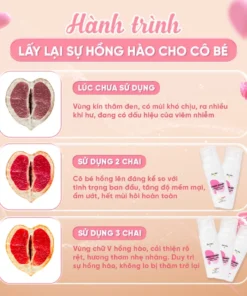 Kem Hồng Nhũ Hoa Sweet Candy Just Skin Làm Hồng Vùng Kín, Trẻ Hoá Giảm Thâm Bikini Hương Thơm Mát 14 nhuhoa3 1