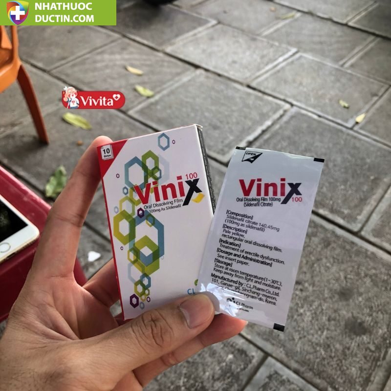 Tem ngậm Vinix 100 kéo dài thời gian quan hệ Vinix có tốt không? 10 tem ngam vinix co tac dung phu khong