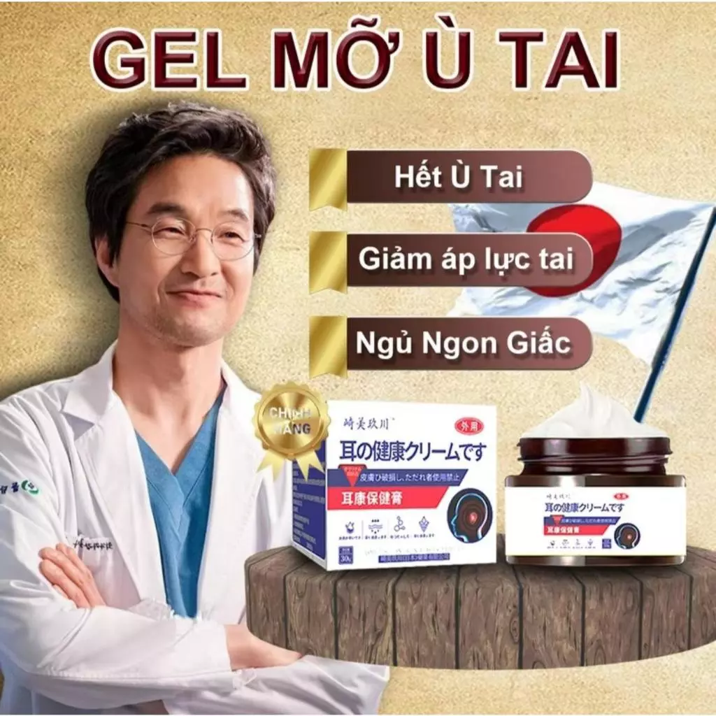Gel ù tai nhật bản - Giảm Ù Tai, Giảm Áp Lực Tai, Tăng Thính Lực, Ngủ Ngon Giấc 2 Gel ù tai nhật bản - Giảm Ù Tai, Giảm Áp Lực Tai, Tăng Thính Lực, Ngủ Ngon Giấc - Ảnh 2