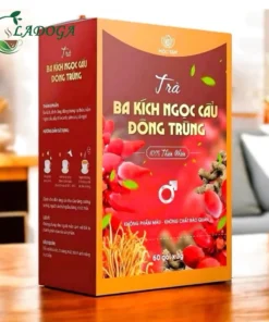 Alternative view of Trà sinh lý nam ba kích ngọc cẩu đông trùng hạ thảo bổ thận tráng dương an toàn hiệu quả hộp 60 gói túi lọc