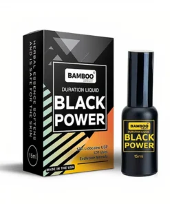 Alternative view of Chai xịt Mỹ Bamboo Delay Black Power Kéo dài thời gian Chai 15ml