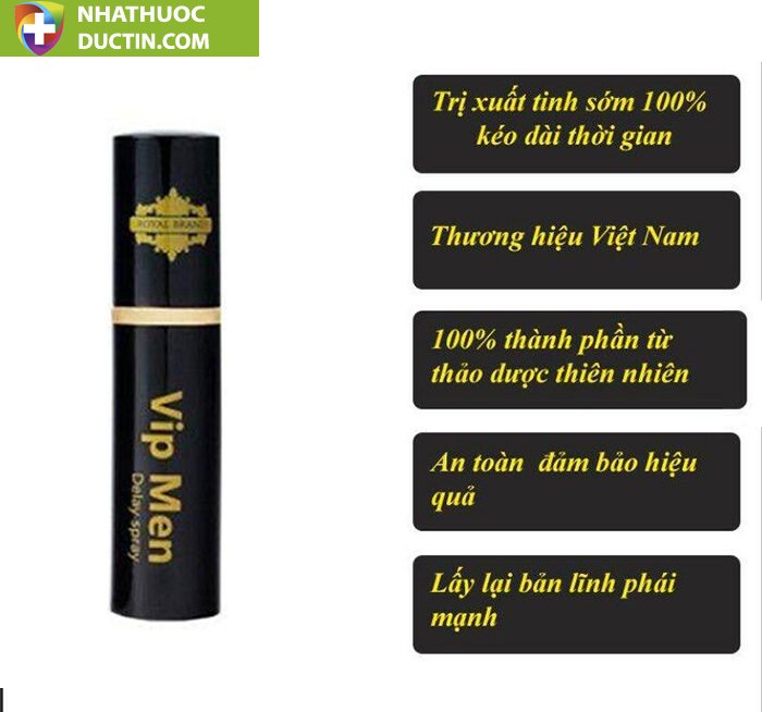Chai Xịt Chống Xuất Tinh Sớm Vip Men Delay Spray 10ml 11 chai xit chong xuat tinh som vip men delay spray 10ml anh 01