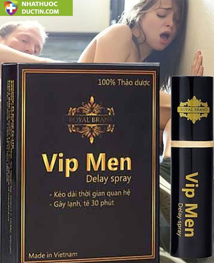 Chai Xịt Chống Xuất Tinh Sớm Vip Men Delay Spray 10ml 10 chai xit chong xuat tinh som vip men delay spray 10ml anh 1