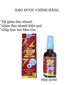 Alternative view of XỊT GIẢM ĐAU PAIN SPAY 50ml-Giảm đau nhanh, tan bầm tím, giảm đau nhức xương khớp, đau cơ, đau gân, thần kinh ngoại biên