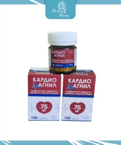 Viên uống chống đột quỵ Nga Cardiomagnet điều hòa huyết áp hộp 100 viên 10 dotqui1
