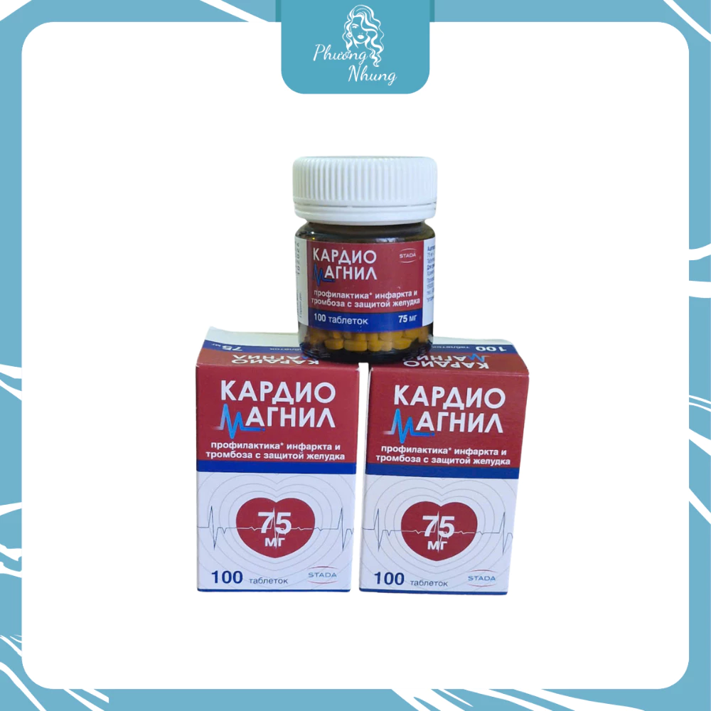 Viên uống chống đột quỵ Nga Cardiomagnet điều hòa huyết áp hộp 100 viên 25 dotqui1