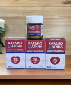 Viên uống chống đột quỵ Nga Cardiomagnet điều hòa huyết áp hộp 100 viên 12 dotquy3