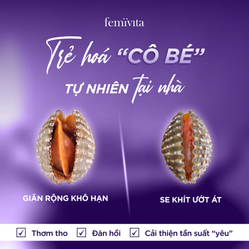 Femivita Gel Venus Y Passion - Tăng cảm hứng ân ái, hỗ trợ giảm khô hạn, đau rát Dưỡng ẩm 4 Femivita Gel Venus Y Passion - Tăng cảm hứng ân ái, hỗ trợ giảm khô hạn, đau rát Dưỡng ẩm - Ảnh 4