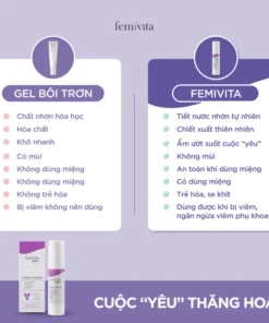 Femivita Gel Venus Y Passion - Tăng cảm hứng ân ái, hỗ trợ giảm khô hạn, đau rát Dưỡng ẩm 14 emu7