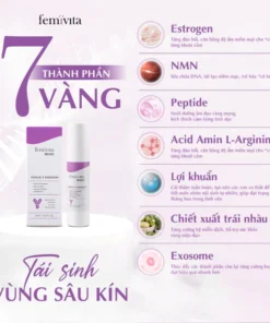 Femivita Gel Venus Y Passion - Tăng cảm hứng ân ái, hỗ trợ giảm khô hạn, đau rát Dưỡng ẩm 15 emu8