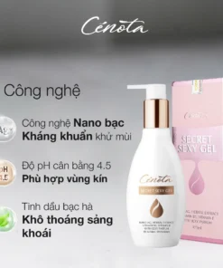 Dung dịch vệ sinh phụ nữ Cenota làm sạch dịu nhẹ, hương nước hoa Pháp, ddvs hỗ trợ làm hồng, se khít 16 enota6
