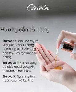 Dung dịch vệ sinh phụ nữ Cenota làm sạch dịu nhẹ, hương nước hoa Pháp, ddvs hỗ trợ làm hồng, se khít 18 enota8