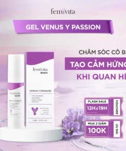 Femivita Gel Venus Y Passion - Tăng cảm hứng ân ái, hỗ trợ giảm khô hạn, đau rát Dưỡng ẩm 16 femi1