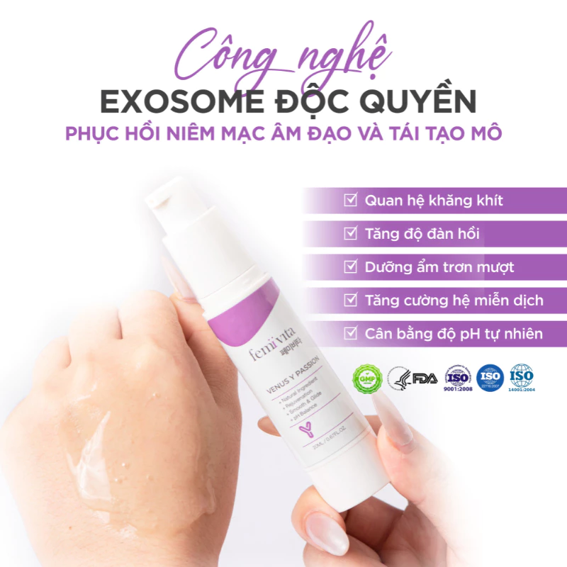 Femivita Gel Venus Y Passion - Tăng cảm hứng ân ái, hỗ trợ giảm khô hạn, đau rát Dưỡng ẩm 10 Femivita Gel Venus Y Passion - Tăng cảm hứng ân ái, hỗ trợ giảm khô hạn, đau rát Dưỡng ẩm - Ảnh 10