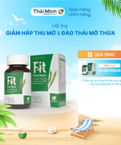FIT Thái Minh - Hỗ trợ giảm béo, giảm tích tụ mỡ và giảm cân nặng - Hộp 120 viên 6 fithtai2